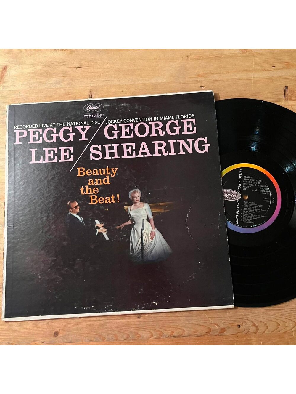 Peggy Lee/George Shearing - Beauty and the Beat! 33rpm VG+ VR21
